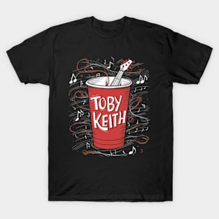 Toby Keith's iconic red Solo cup T-Shirt